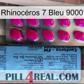 Rhinocéros 7 Bleu 9000 35